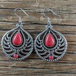 Wrangler fish hook earrings